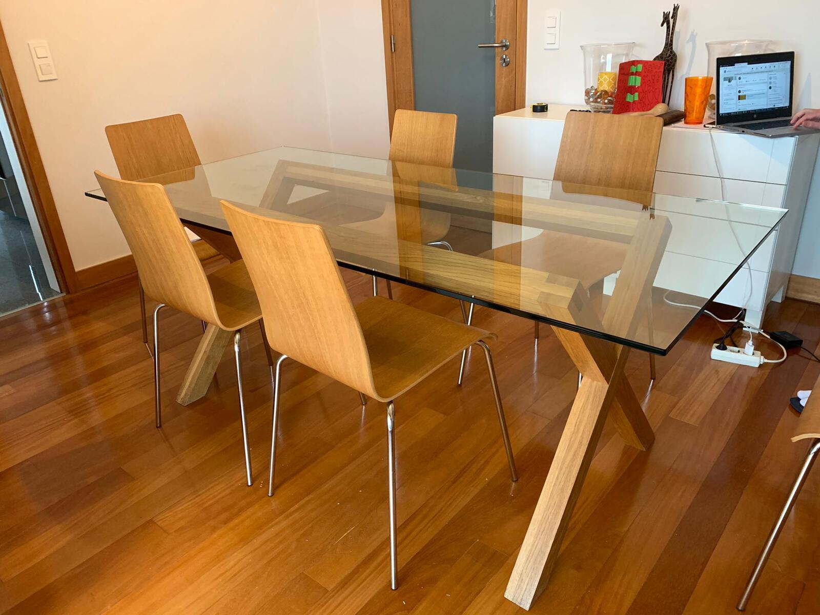 tampo de mesa transparente 12mm sala de jantar