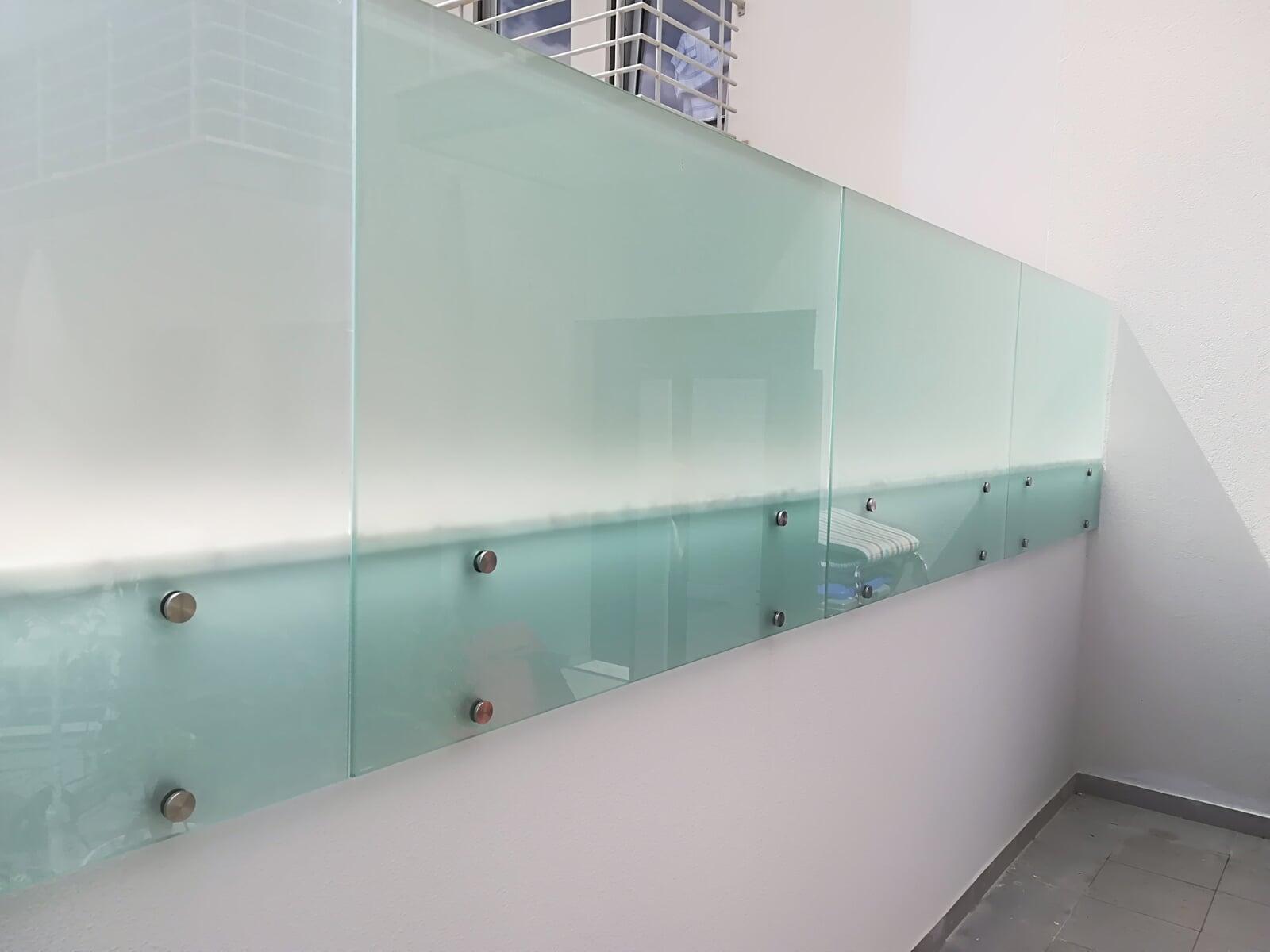 Guarda vidro fosco privacidade