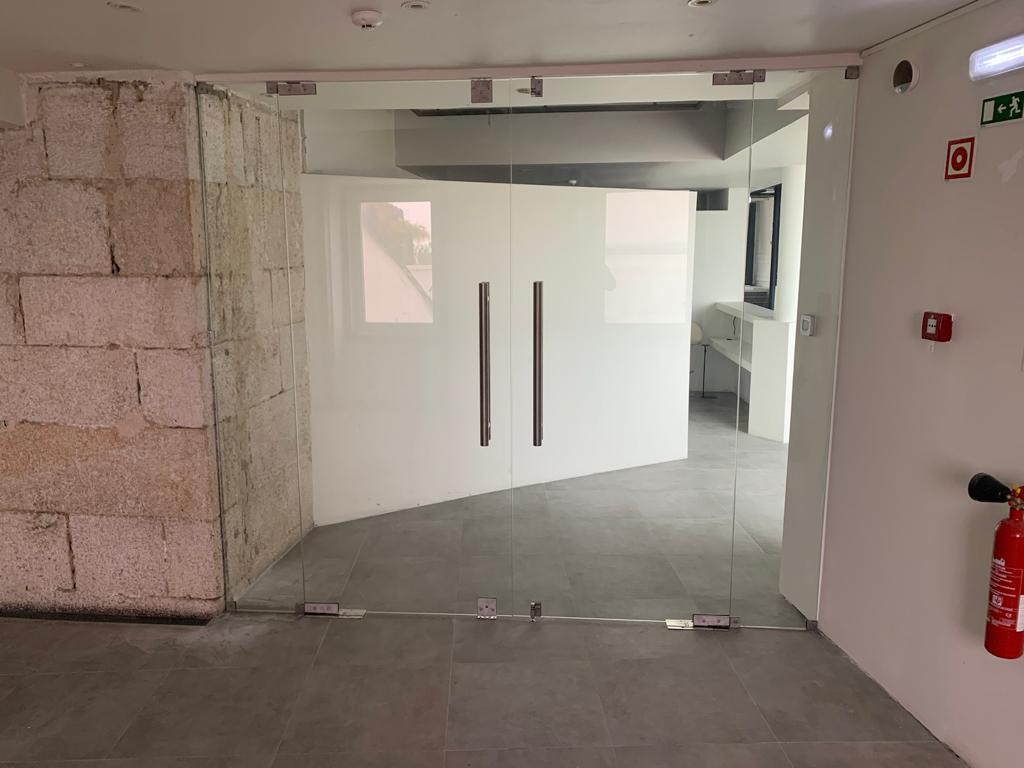 Porta interior em vidro