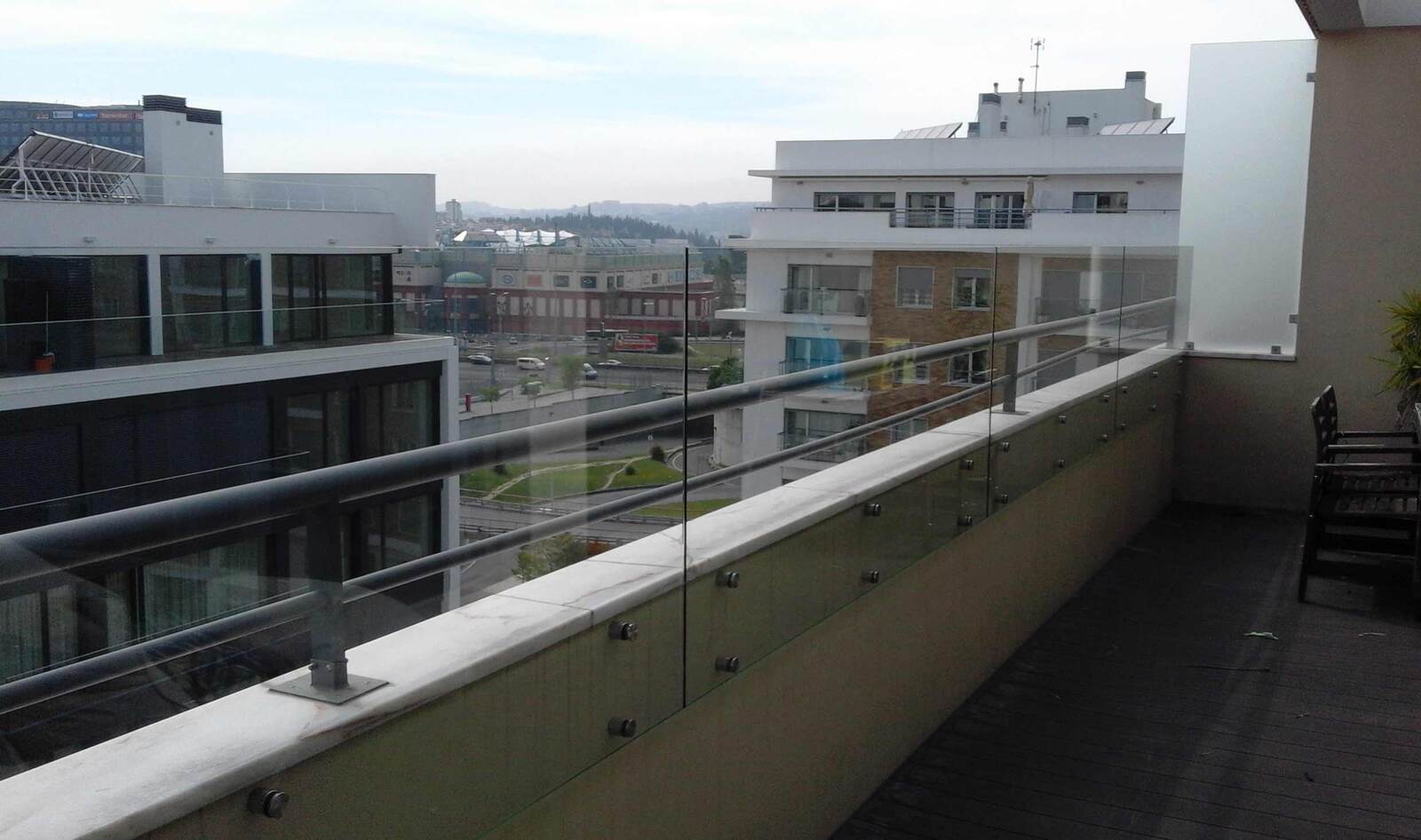 guarda corpo vidro benfica