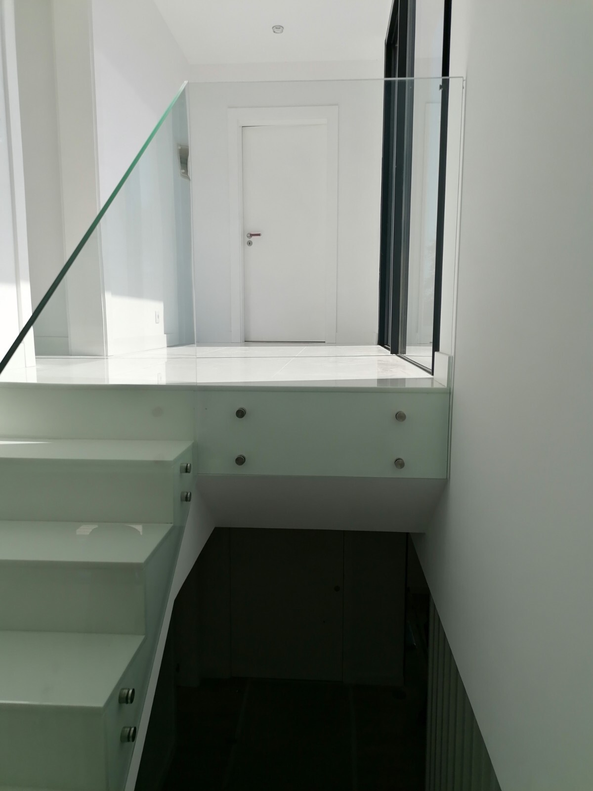 Guarda escada fixacao lateral