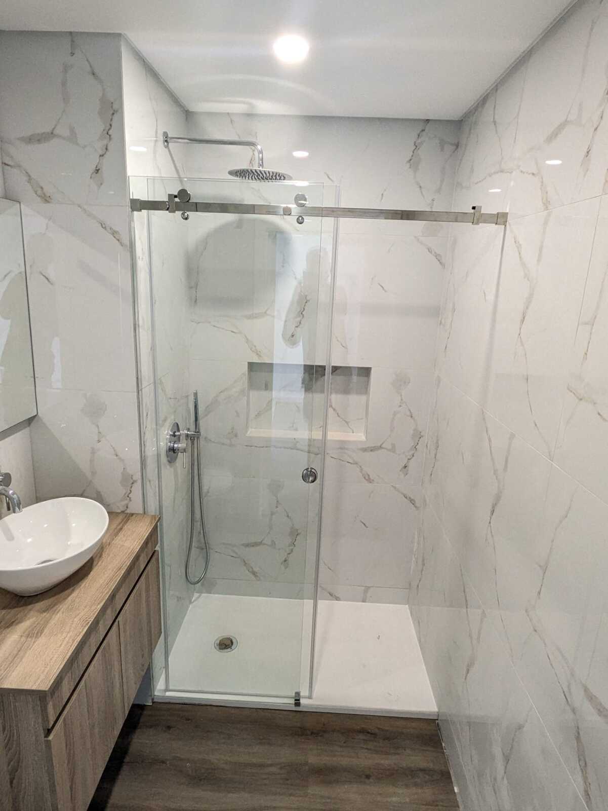 resguardo de correr vidro transparente