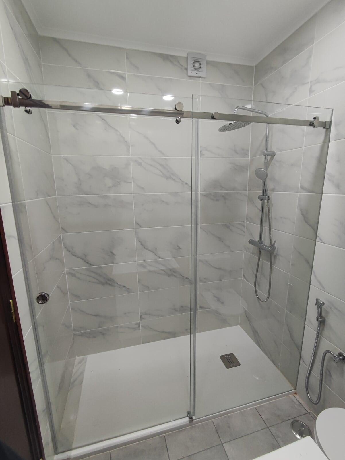 resguardo duche de correr rodizios