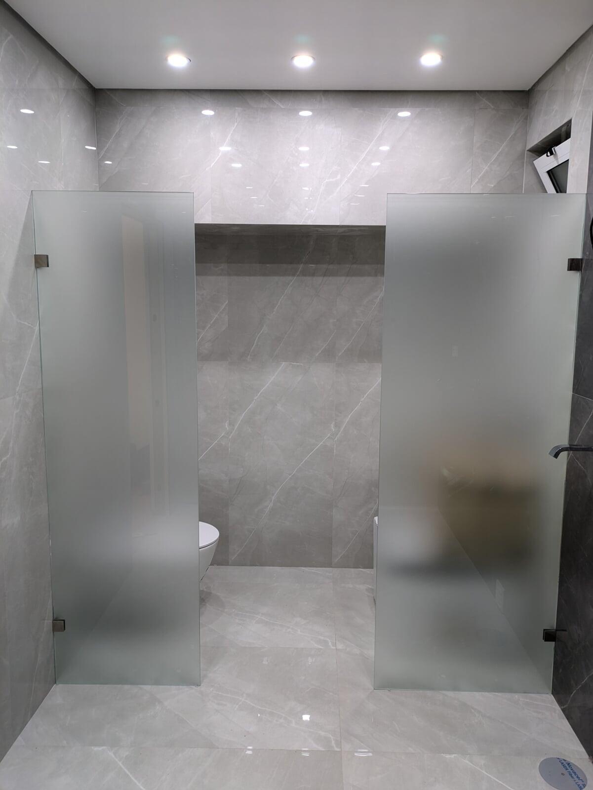 resguardo duche vidro fosco