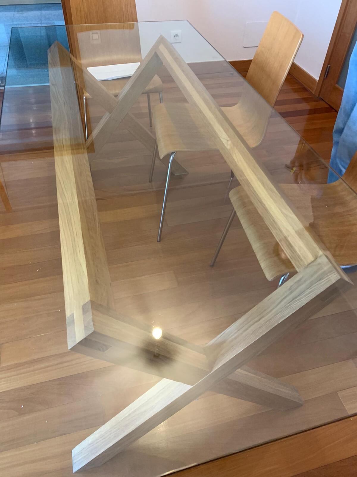 tampo mesa de jantar vidro transparente